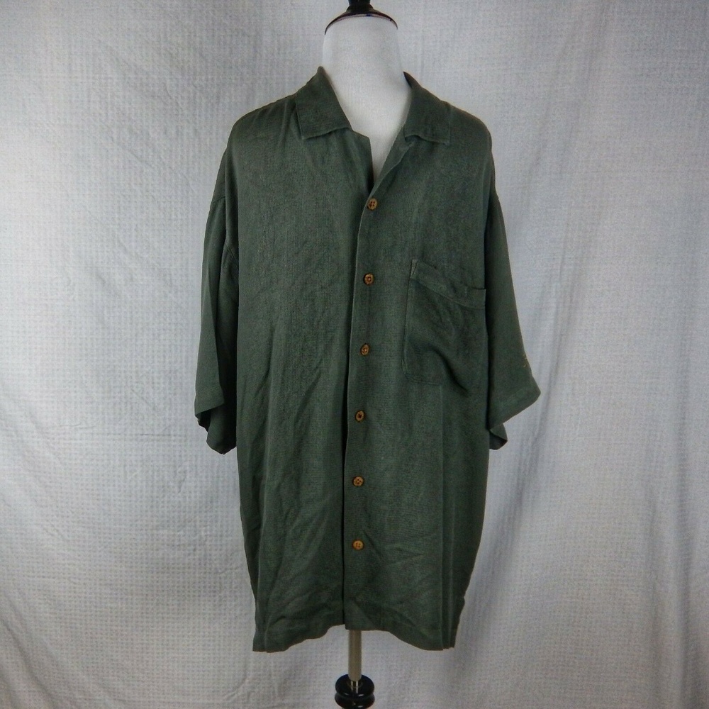 Tommy Bahama Hualalai 100% Silk Shirt Size Large
